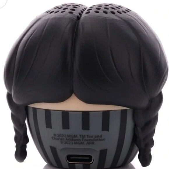 Wednesday Addams Bitty Boomer Collectible Mini Bluetooth Speaker Netflix 2" - Picture 4 of 12